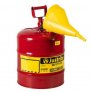 JUSTRITE SAFETY CAN W/FNL, T1, 5G RED
