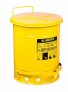 JUSTRITE 09301 38L OILY WASTE CAN WITH HANDS-FREE SELF-CLOSING LID