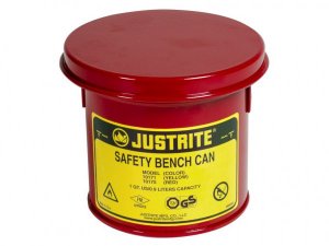 JUSTRITE 1 QT BENCH CAN