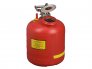 JUSTRITE 5 GAL PE DISPOSAL CAN W/SS H/W WITH 08530 GAUGE