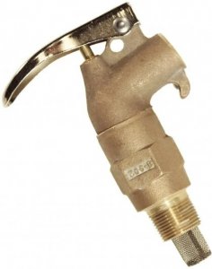 JUSTRITE BRASS SAFETY RIGID FAUCET