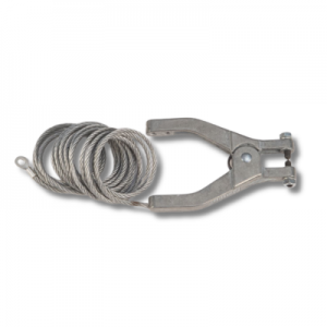 JUSTRITE GROUND CLAMP W/BARE WIRE