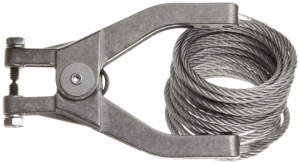 JUSTRITE GROUND CLAMP W/BARE WIRE