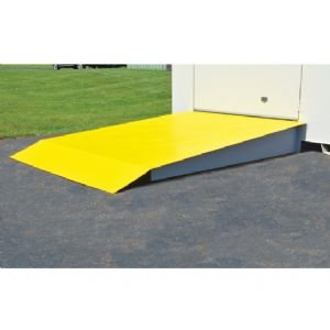 JUSTRITE STEEL LOADING RAMP, 4 DRUM LOCKER