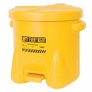 EAGLE 935FLY 10 GALLON HANDS-FREE SELF-CLOSING PLASTIC OILY WASTE CAN