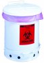 JUSTRITE 05930 10 GALLON FOOT OPERATED SELF CLOSING BIOHAZARD WASTE CAN