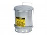 JUSTRITE 09304 10-GALLON OILY WASTE CAN WITH SOUNDGARD™ SELF-CLOSING LID
