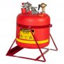JUSTRITE 14535 19L POLYETHYLENE SAFETY CAN WITH SELF-CLOSING FAUCET