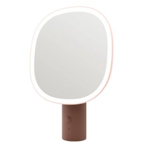 MUID TREE MIRROR LED MAKEUP MIRROR, BROWN, WITH TOUCH CONTROL