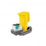 SCHOELLER 240L CHEMICAL SPILL KIT IN YELLOW WHEELED CONTAINER