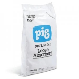 PIG PLP201 LITE-DRI® SILICA-FREE LOOSE ABSORBENT FOR OIL, WATER & CHEMICAL SPILLS