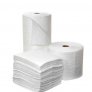 ESNICO AS01014W HEAVY-WEIGHT OIL SPILL ABSORBENT PADS WITH DIMPLED PERFORATED DESIGN