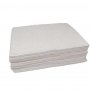 ESNICO AS01014W HEAVY-WEIGHT OIL SPILL ABSORBENT PADS WITH DIMPLED PERFORATED DESIGN