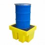 ROMOLD BUND PALLET, 1 X 205LTR DRUM, 225LTR BUND, YELLOW