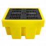 ROMOLD BUND PALLET, 1 X 205LTR DRUM, 225LTR BUND, YELLOW