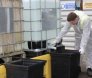 ROMOLD DISPENSING TRAY FOR BB2, 86LTR BUND - OVERFLOWS INTO MAIN SUMP, YELLOW