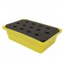 ROMOLD SPILL TRAY WITH GRID, GENERAL PURPOSE, 22LTR BUND
