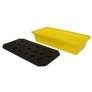 ROMOLD SPILL TRAY WITH GRID, GENERAL PURPOSE, 31LTR BUND, YELLOW