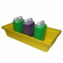 ROMOLD SPILL TRAY WITH GRID, GENERAL PURPOSE, 31LTR BUND, YELLOW
