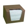 SCHOELLER WP211-H HEAVY WEIGHT REINFORCED ANTI-STATIC OIL SORBENT PADS 40CM X 50CM 100PCS