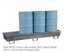 JUSTRITE 4 DRUM STEEL PALLET SQ GALVANIZED