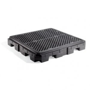 PIG PALLET SPILL H/D CONTAINMENT WHITE - WITHOUT DRAIN