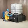 PIG POLY IBC CNMT UNIT. BK W/BUCKET SHELF EACH