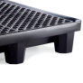 PIG POLY SPILL CONTAINMENT PALLET - 4 DRUM BLACK