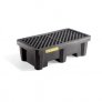 PIG POLY SPILL CONTAINMENT PALLET W/DRN, 2-DRUM STD