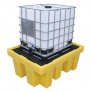ROMOLD BUND PALLET SUITABLE FOR 1 X 1000LTR IBC, 1100LTR BUND, YELLOW
