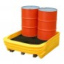 ROMOLD PALLET CONVERTER, CONVERTS STANDARD PALLET INTO 4 DRUM BUNDED SPILL PALLET (310 LTR BUND)