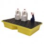 ROMOLD SPILL TRAY WITH GRID, GENERAL PURPOSE, 63LTR BUND, YELLOW
