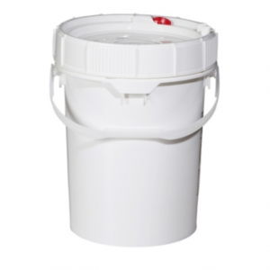 NEW PIG DRM1054 LIFE LATCH 5 GAL UN RATED SCREW-TOP HDPE PAIL WITH LOCKING LID