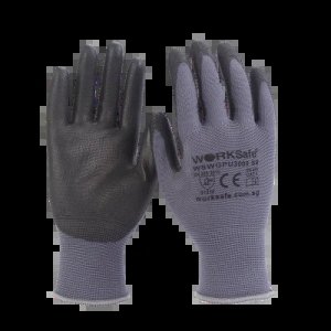 WORKSAFE PU3000 CUT 1 SAFETY GLOVES, BASIC PROTECTIVE WORK GLOVES