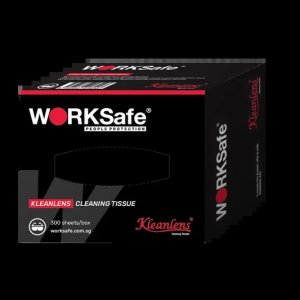 WORKSAFE KL462 EYE PROTECTION LENS CLEANING TISSUES, NON-ABRASIVE & LINT-FREE, 300 PCS/BOX