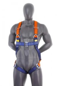 PROTEKT SAFETY HARNESS WITH DORSAL ANCHORAGE POINTS AND FRONT RESCUSE POINTS