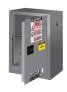 JUSTRITE 12 GAL CABINET 1 DOOR MANUAL, GREY COMPAC SURE-GRIP EX W/PDLE HANDLE