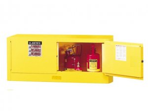 JUSTRITE 12 GAL PIGGYBACK SAFETY CABINET MANUAL W/PDL HANDLE