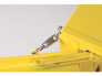 JUSTRITE 12 GAL, SELF CLOSE 2 DOORS FLAMMABLE SAFETY CABINET, SURE-GRIP EX PIGGYBACK, YELLOW