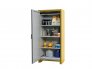 JUSTRITE 22601 FLAMMABLE SAFETY STORAGE CABINET 30 GALLON 30-MINUTE FIRE RESISTANT WITH 3 SHELVES