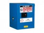 JUSTRITE 4 GAL CABINET SC RYL BLUS HAZ MAT, COUNTERTOP