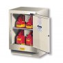 JUSTRITE 882407 15 GAL UNDER FUME HOOD FLAMMABLE SAFETY CABINET, FM APPROVED