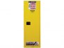 JUSTRITE 892220 22 GALLON SURE-GRIP EX SLIMLINE FLAMMABLE SAFETY CABINET, 3 SHELVES, 1 SELF CLOSE DOOR, FIRE RESISTANT