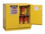 JUSTRITE 892320 22 GALLON FLAMMABLE SAFETY CABINET, 1 SHELF, 2 SELF-CLOSE DOORS, FM APPROVED