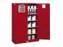 JUSTRITE 893031 40 GALLON 2 DOOR SELF CLOSE FM APPROVED PAINT SAFETY CABINET