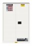 JUSTRITE 894505 FM APPROVED 45 GALLON FLAMMABLE SAFETY CABINET WITH 2 SHELVES, 2 DOORS, MANUAL CLOSE