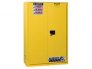 JUSTRITE 894580 45 GALLON 1 BI FOLD SELF CLOSE DOOR FLAMMABLE CABINET WITH FIRE RESISTANT DOUBLE WALL STEEL