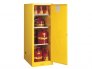 JUSTRITE 895400 54 GALLON FLAMMABLE CABINET, 1 DOOR MANUAL CLOSE, 3 SHELVES, SPACE SAVING SLIMLINE DESIGN