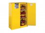 JUSTRITE 896080 60 GALLON FLAMMABLE SAFETY CABINET, 1 AUTOMATIC SELF CLOSING DOOR, 2 SHELVES