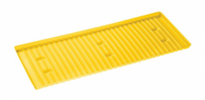JUSTRITE 29053 HIGH-VISIBILITY POLYETHYLENE SUMP SHELF TRAY FOR SAFETY CABINETS